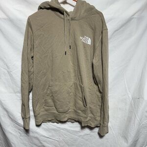 The North Face Men's Khaki Hoodie Sz L (4ad)